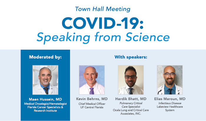COVID-19 Townhall Graphic