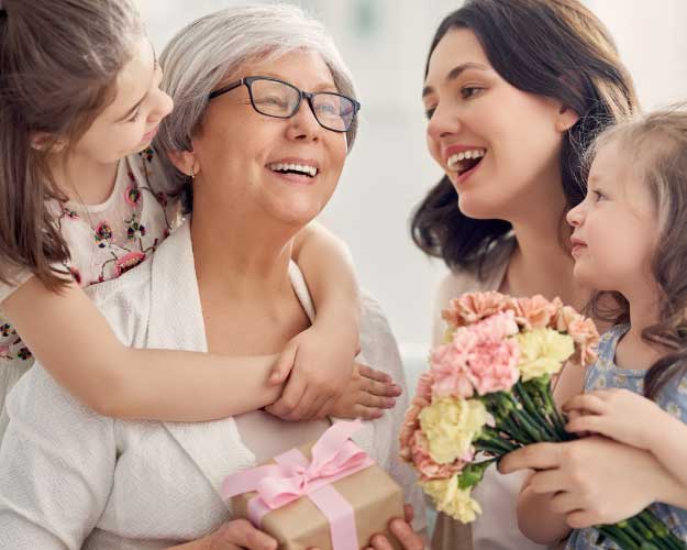 3 generations of women