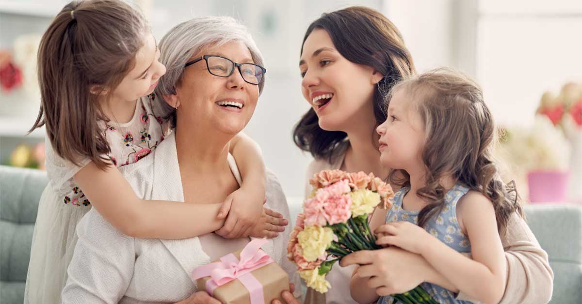 3 generations of women