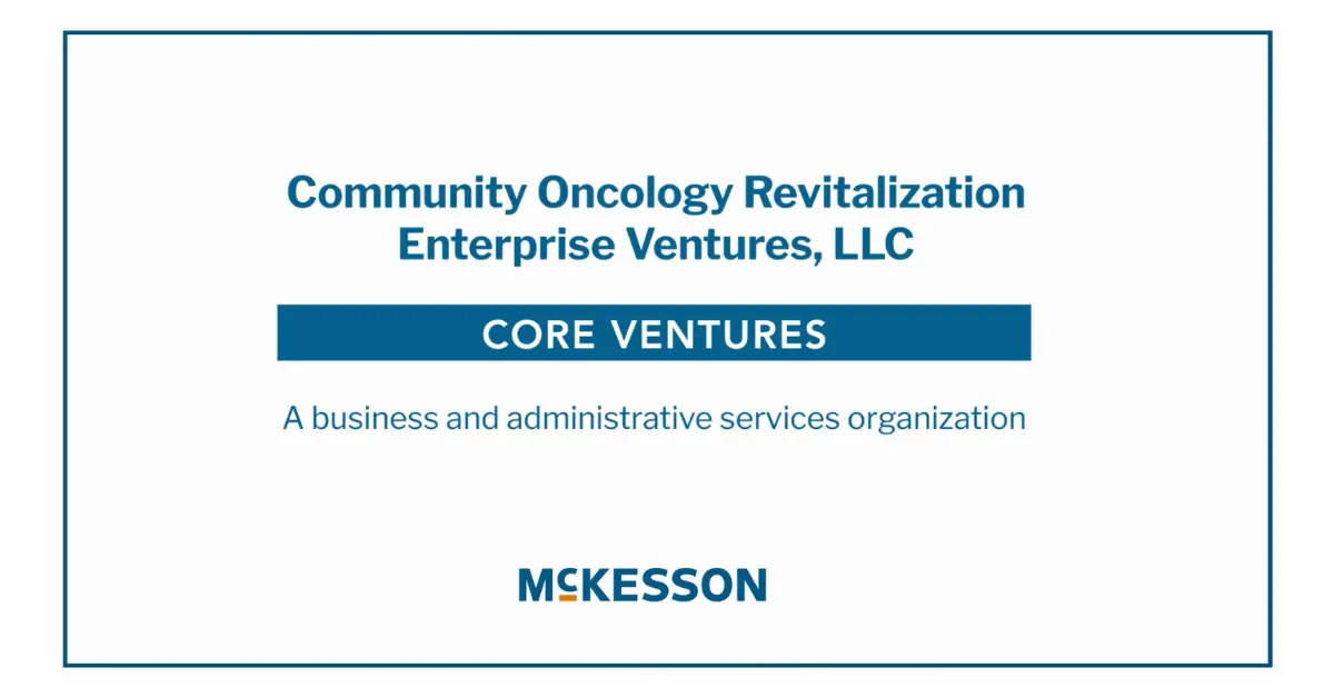 McKesson completes transaction with Core Ventures to become majority owner.