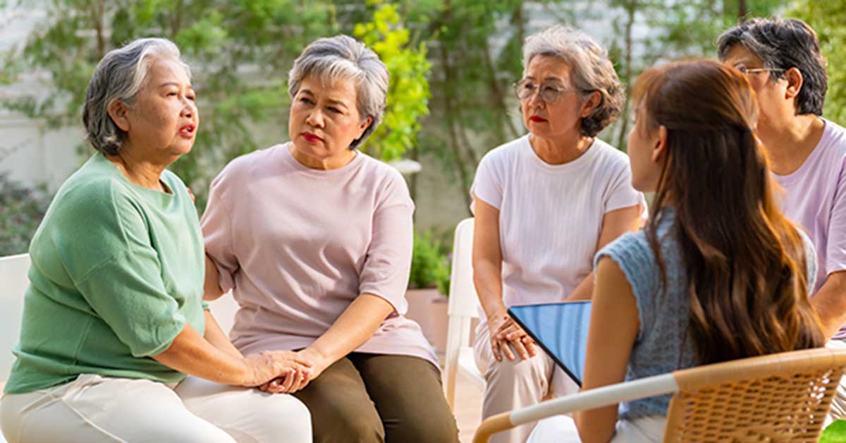 Group of women talking