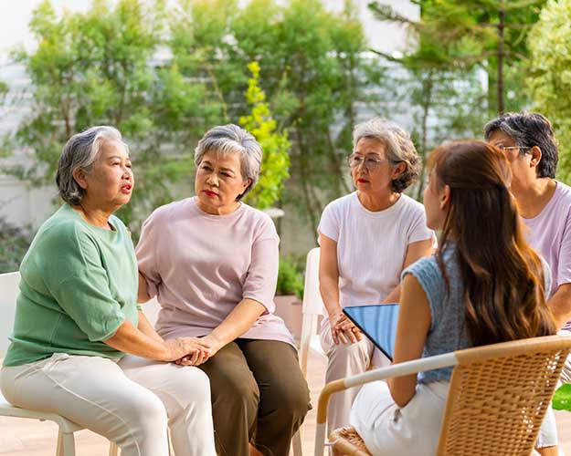 Group of women talking