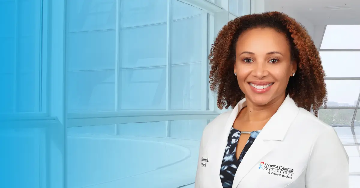 Marcia Schmidt, MD, gynecologic oncologist joins Florida Cancer Specialists & Research Institute in Palm Beach County.
