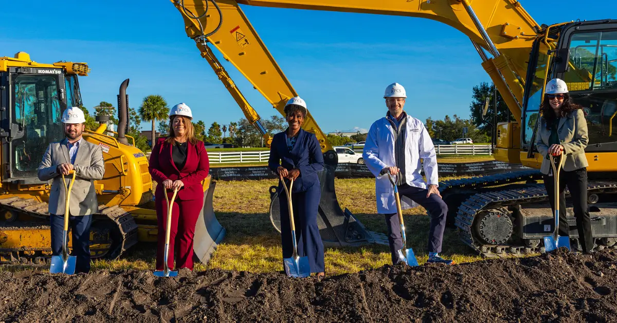 FCS breaks ground for a new cancer center in Port St. Lucie.
