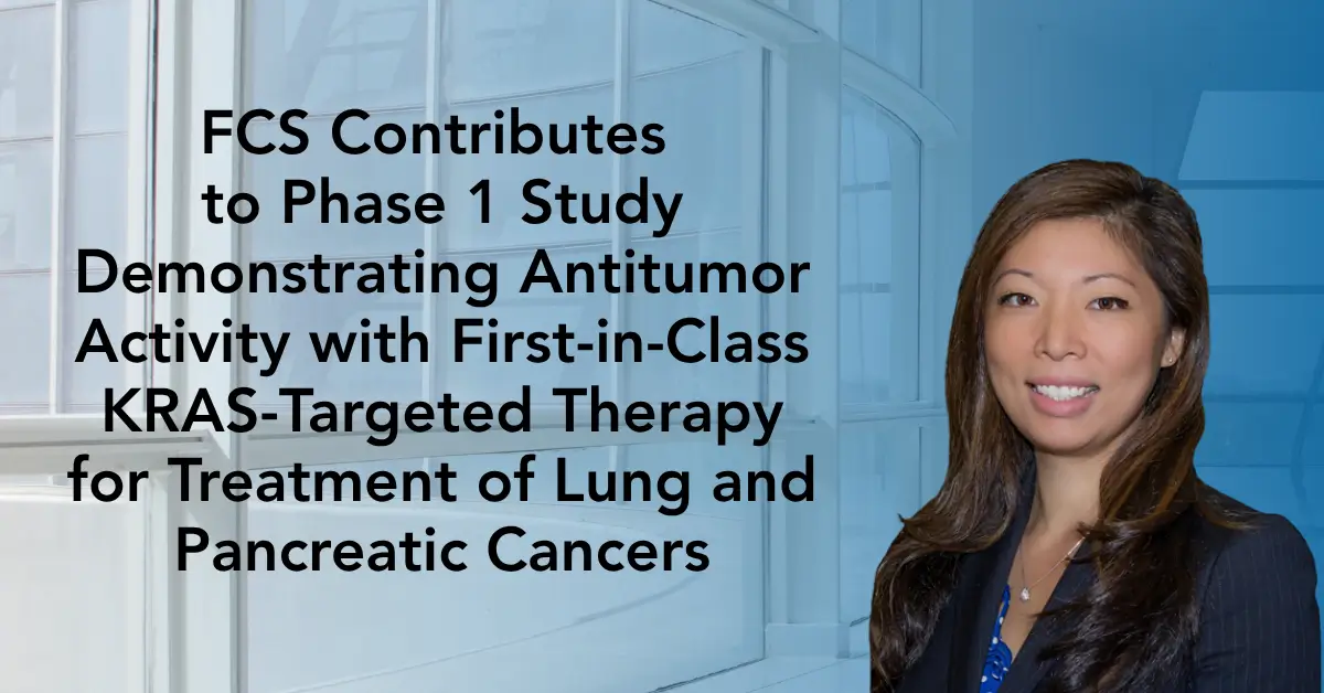FCS participates in study for a targeted therapy for the treatment of two cancers