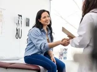FCS patient navigator guiding a cancer patient through their care journey