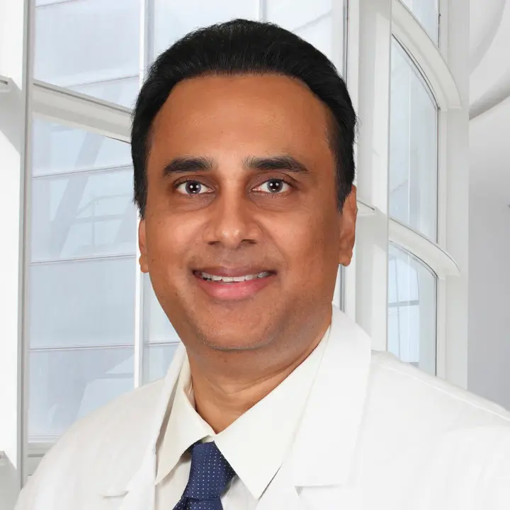 Dr. Shravan R. Kambam, MD, radiation oncologist at Florida Cancer Specialists & Research Institute