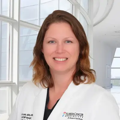 Heather Lamb, MSN, FNP, ARNP, AOCNP Heather Lamb, MSN, FNP, ARNP, AOCNP, manager of advanced practice providers at Florida Cancer Specialists & Research Institute